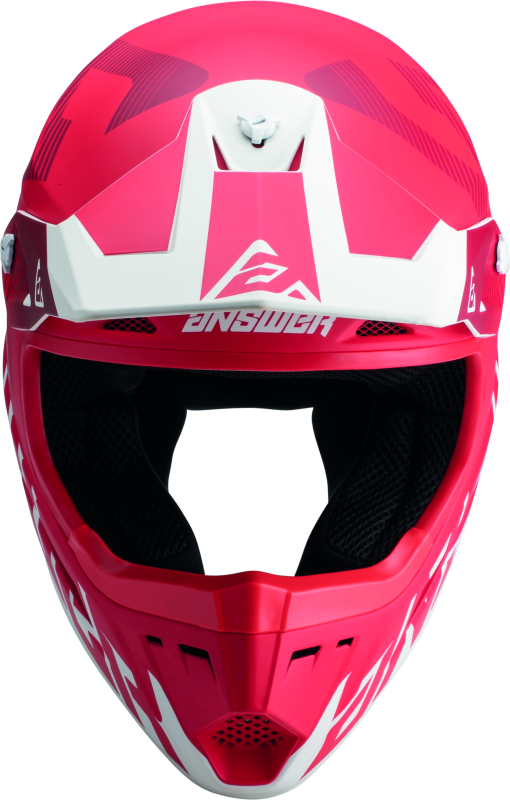 Answer AR1 V2 Bold Helmet Red/White Youth - Small 447748