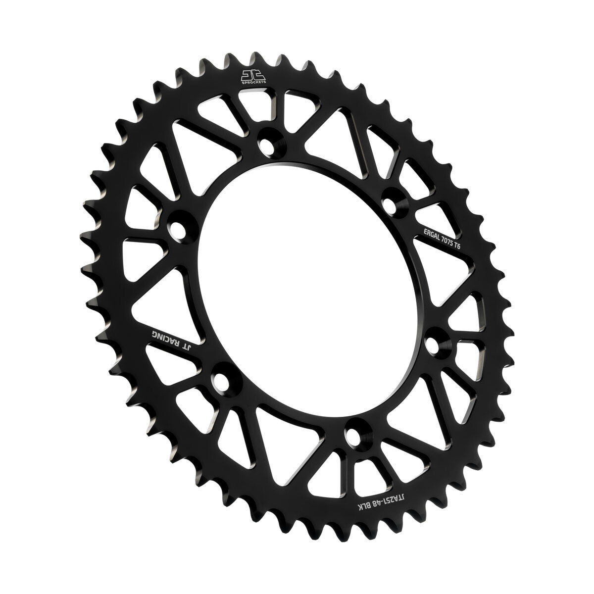 JTRear Racelite Sprocket Alum 48t-520 Blk Hon/YamJTA251.48BLK