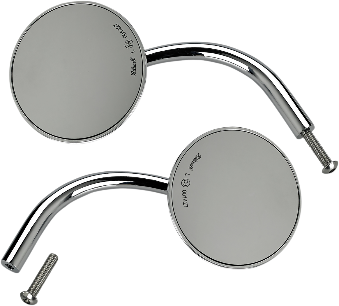 BILTWELL Mirror - Round - Chrome 6503-400-532