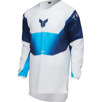 THOR Youth LAUNCHMODE Storm Jersey - White - Medium  2912-2569