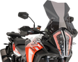 PUIG HI-TECH PARTS Race Windscreen - Dark Smoke - KTM 9717F