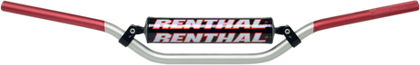 RENTHAL Handlebar - 7/8" - 971 - RC - Silver/Red 97108SR01187