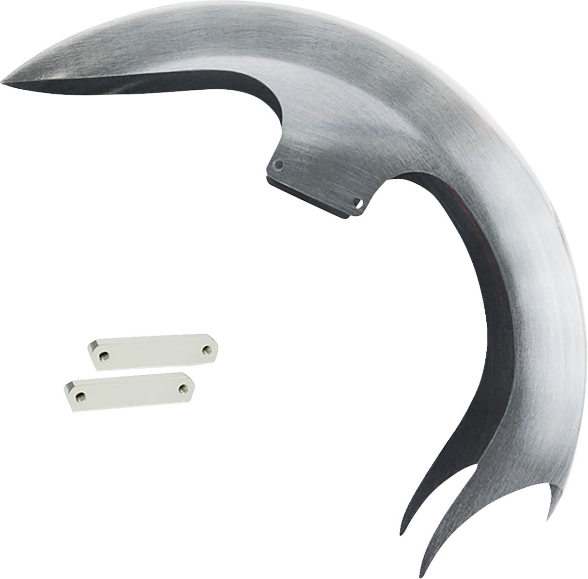 PAUL YAFFE BAGGER NATION DEI Front Fender - OEM - 16"-19" Wheel - With Chrome Adapters DEI-OEM-14L-C