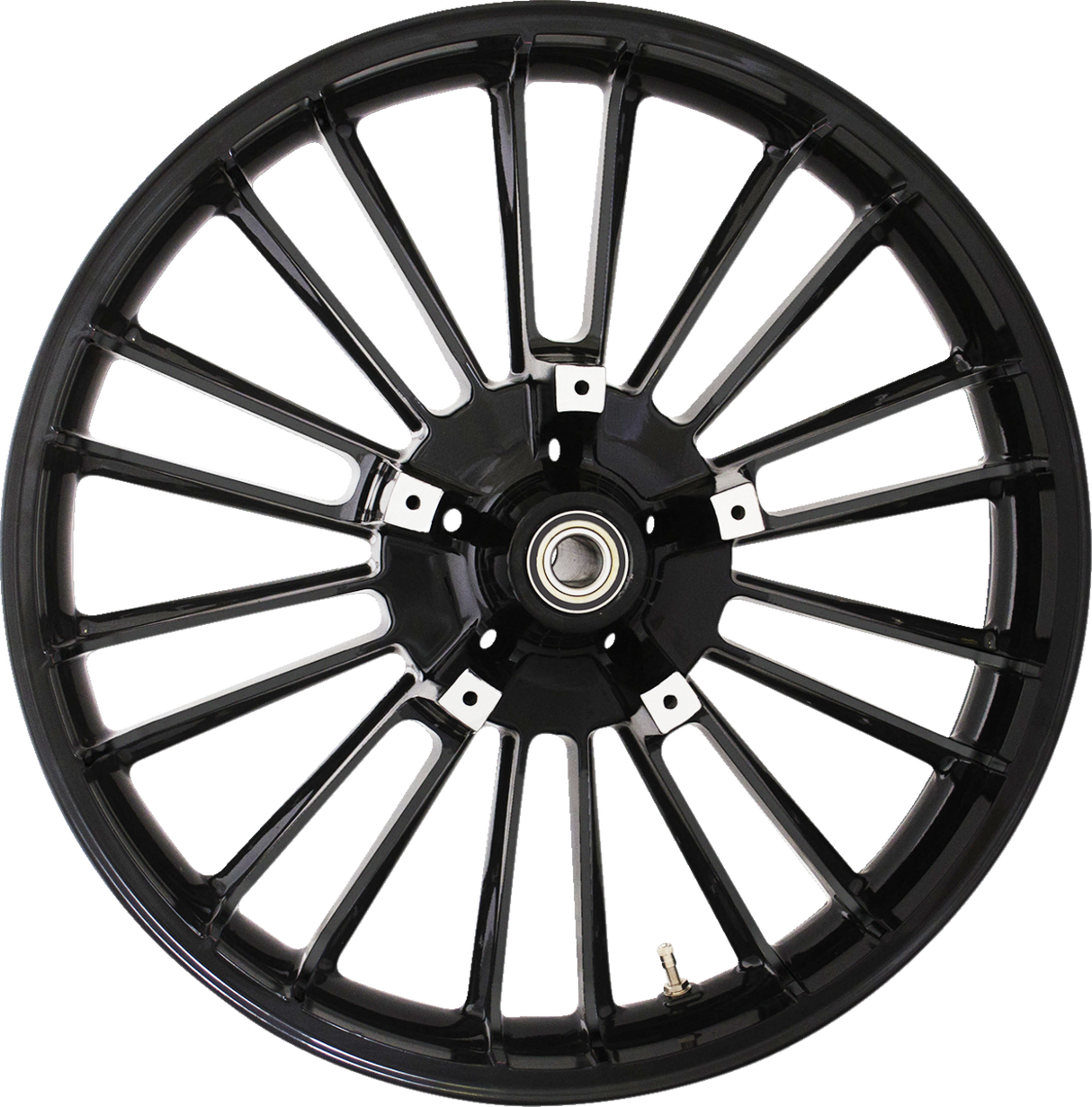 COASTAL MOTO Front Wheel - Atlantic 3D - Dual Disc/No ABS - Black - 21"x3.50" - '08+ FL 3D-ATL213SB