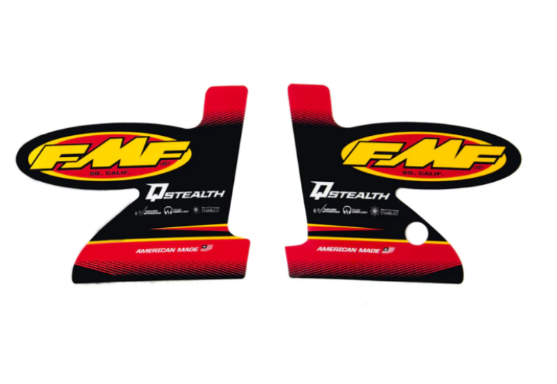 FMF Racing Q Stealth 2-Part Wrap Logo Decal Replacement 012692