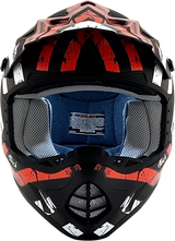 AFX FX-17 Helmet - Attack - Matte Black/Red - 3XL 0110-7639