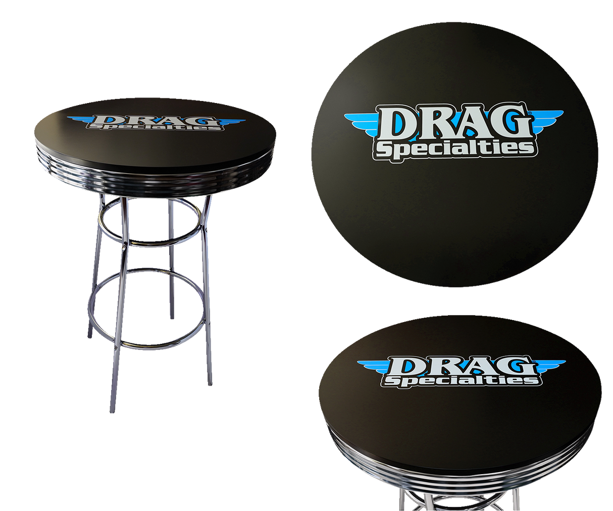 DRAG SPECIALTIES Round Pub Table - 30" X80-6024DS