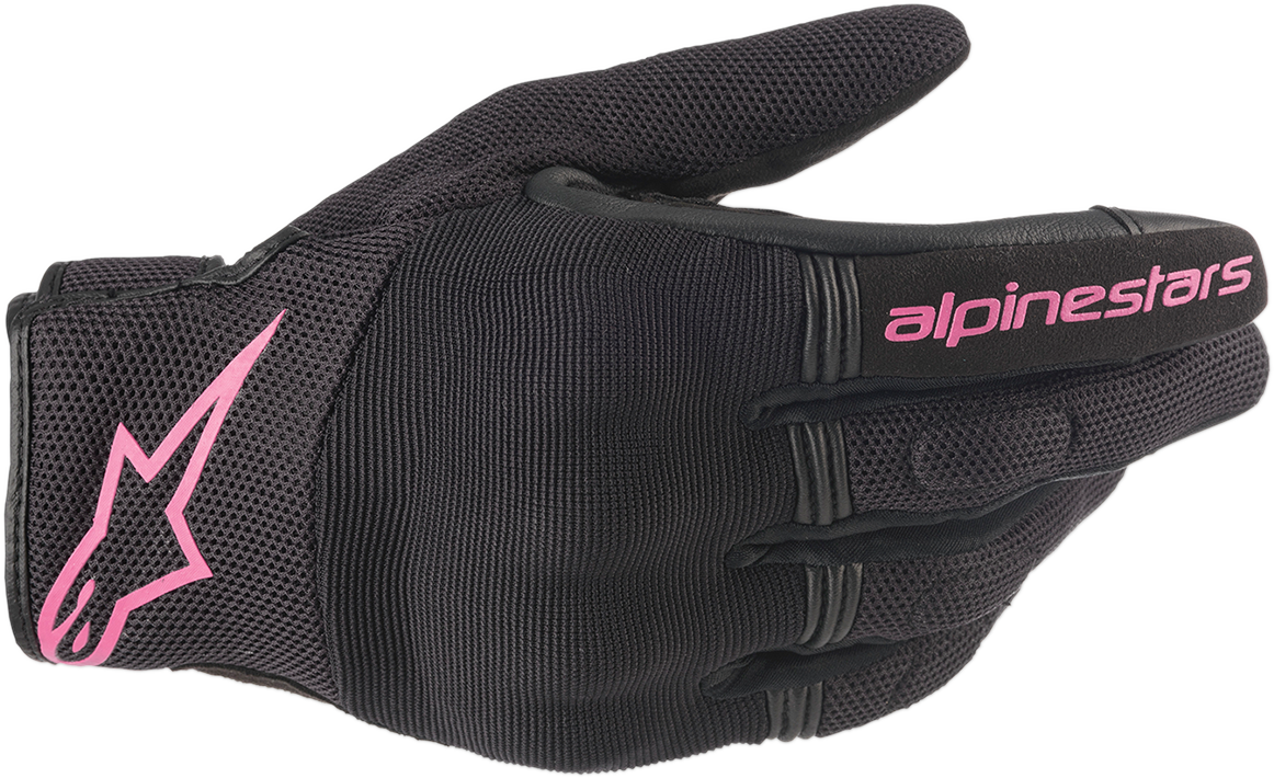 ALPINESTARS Women Copper Gloves - Black/Fuchsia - XS 3598420-1039-XS