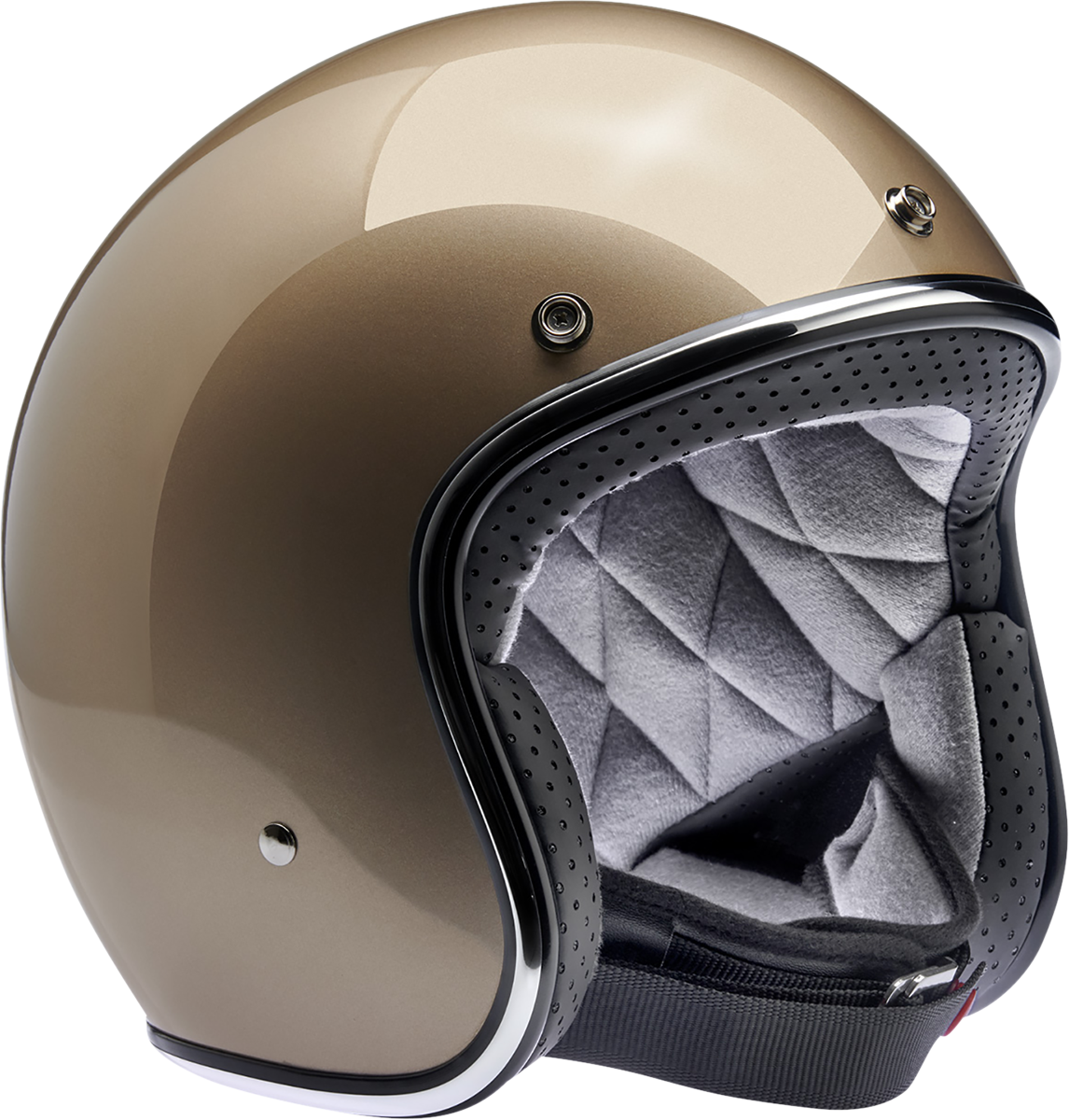 BILTWELL Bonanza Helmet - Metallic Champagne - Large 1001-328-204