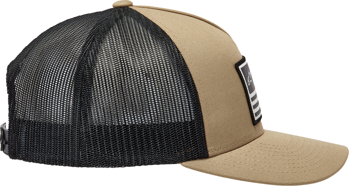 ALPINESTARS Flag Snapback Hat - Sand/Black - One Size 1211810132310OS