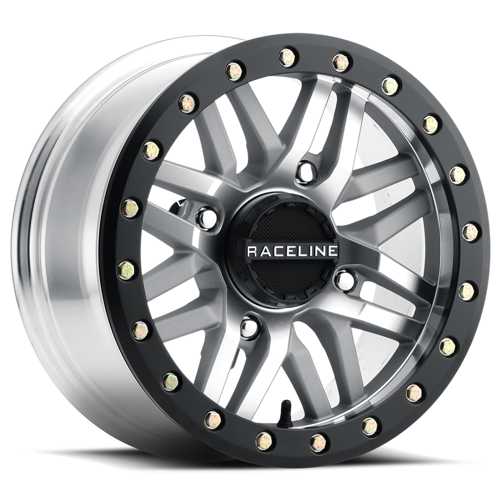 RACELINE Ryno Bdlk Wheel 15x10 4/156 5+5 (0mm) Blk/As Cast A91MA-51056-00