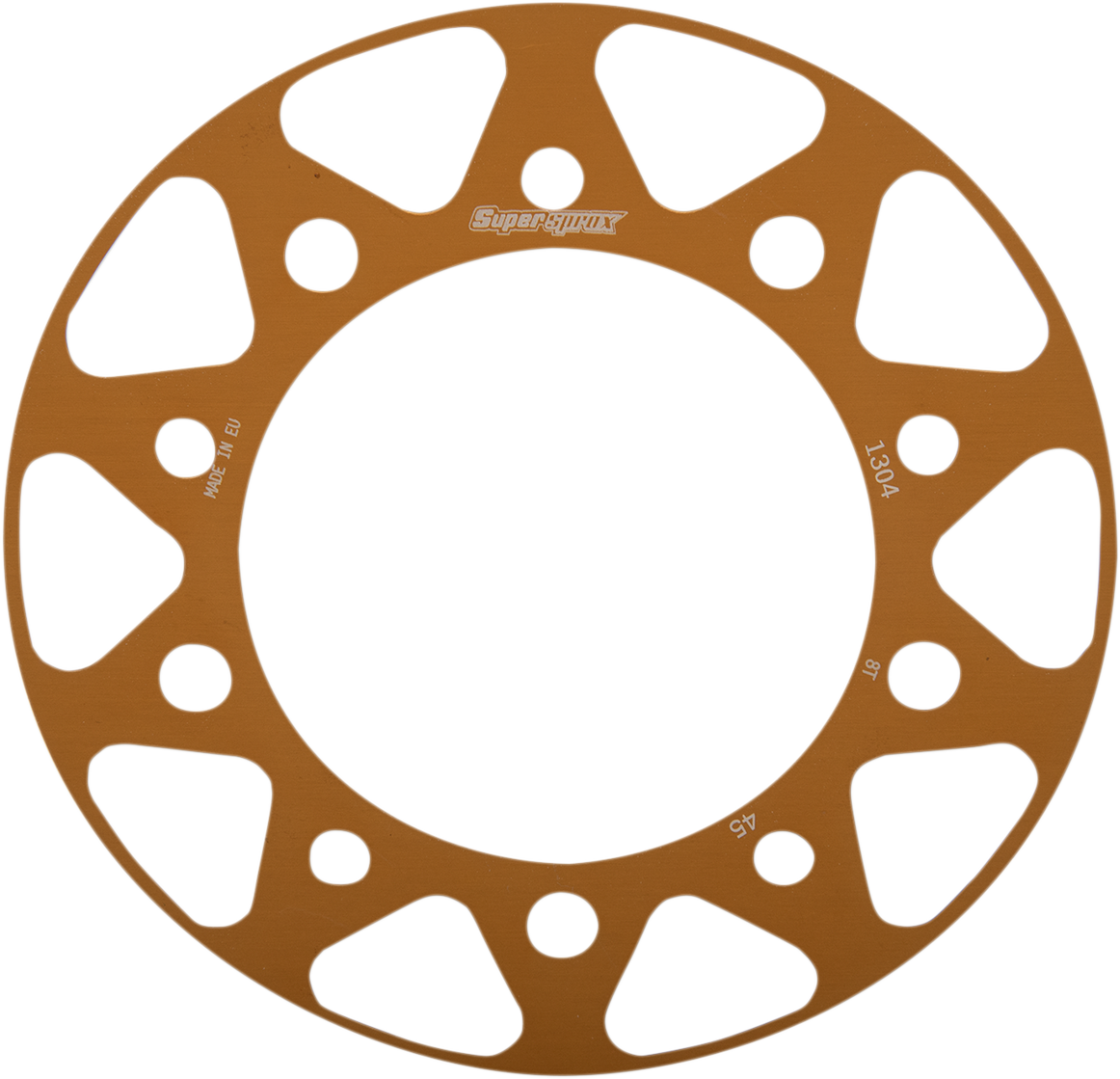 SUPERSPROX Edge Rear Sprocket Insert - Gold RACD1304-45-GLD