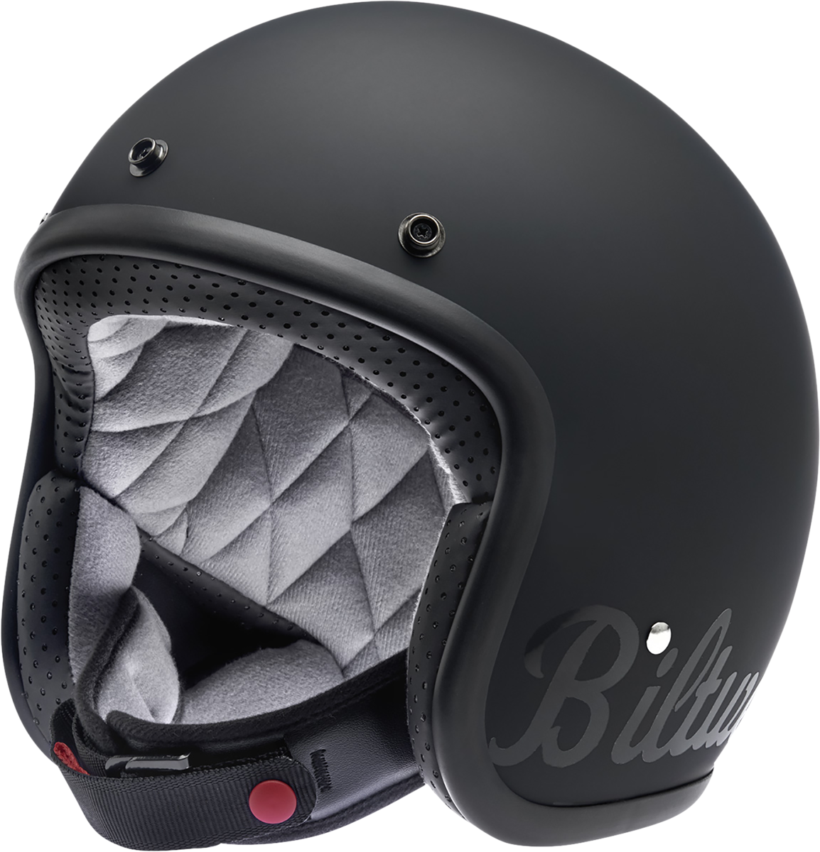 BILTWELL Bonanza Helmet - Flat Black Factory - Medium 1001-638-203