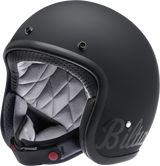 BILTWELL Bonanza Helmet - Flat Black Factory - Medium 1001-638-203