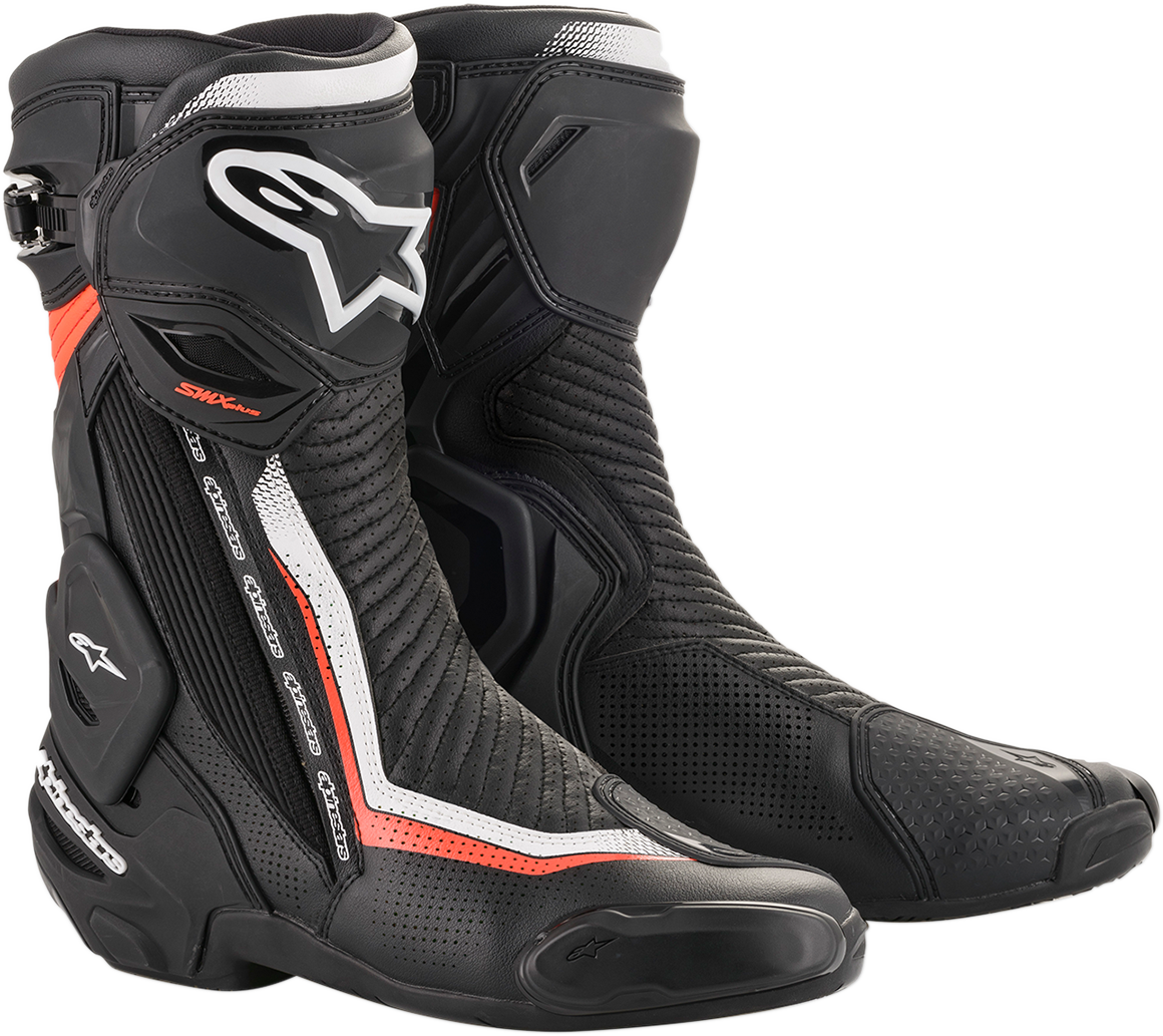 ALPINESTARS SMX+ Vented Boots - Black/White/Red - US 9.5 / EU 44 2221119-1231-44