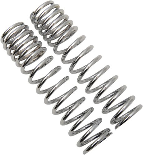 PROGRESSIVE SUSPENSION Shock Springs - 12-Series - Chrome - 105-150 lb/in 03-1368C