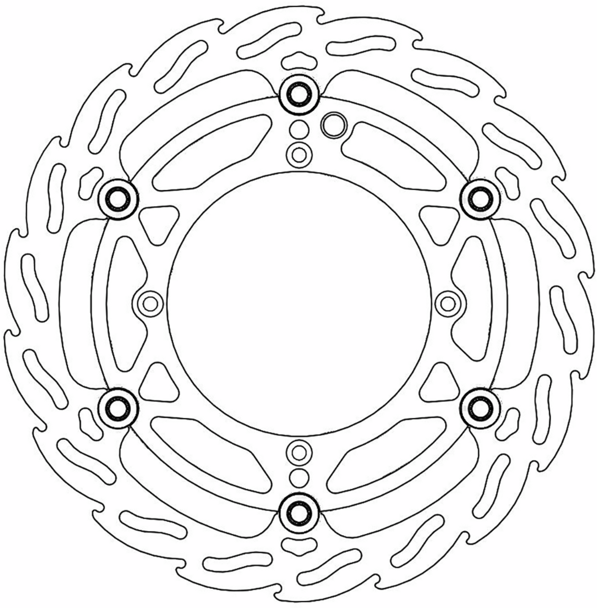 MOTO-MASTER Brake Rotor - Flame 270 112089-PU