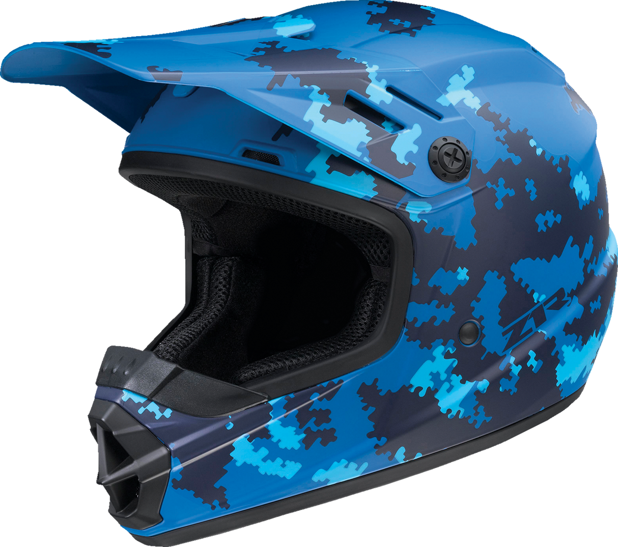 Z1R Youth Rise Helmet - Digi Camo - Blue - Large 0111-1465