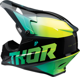 THOR Sector Helmet - Fader - Acid/Teal - 3XL 0110-6803