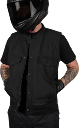 THRASHIN SUPPLY CO. Nightrider v2 Riding Vest - Black - Medium TMJ-12-09