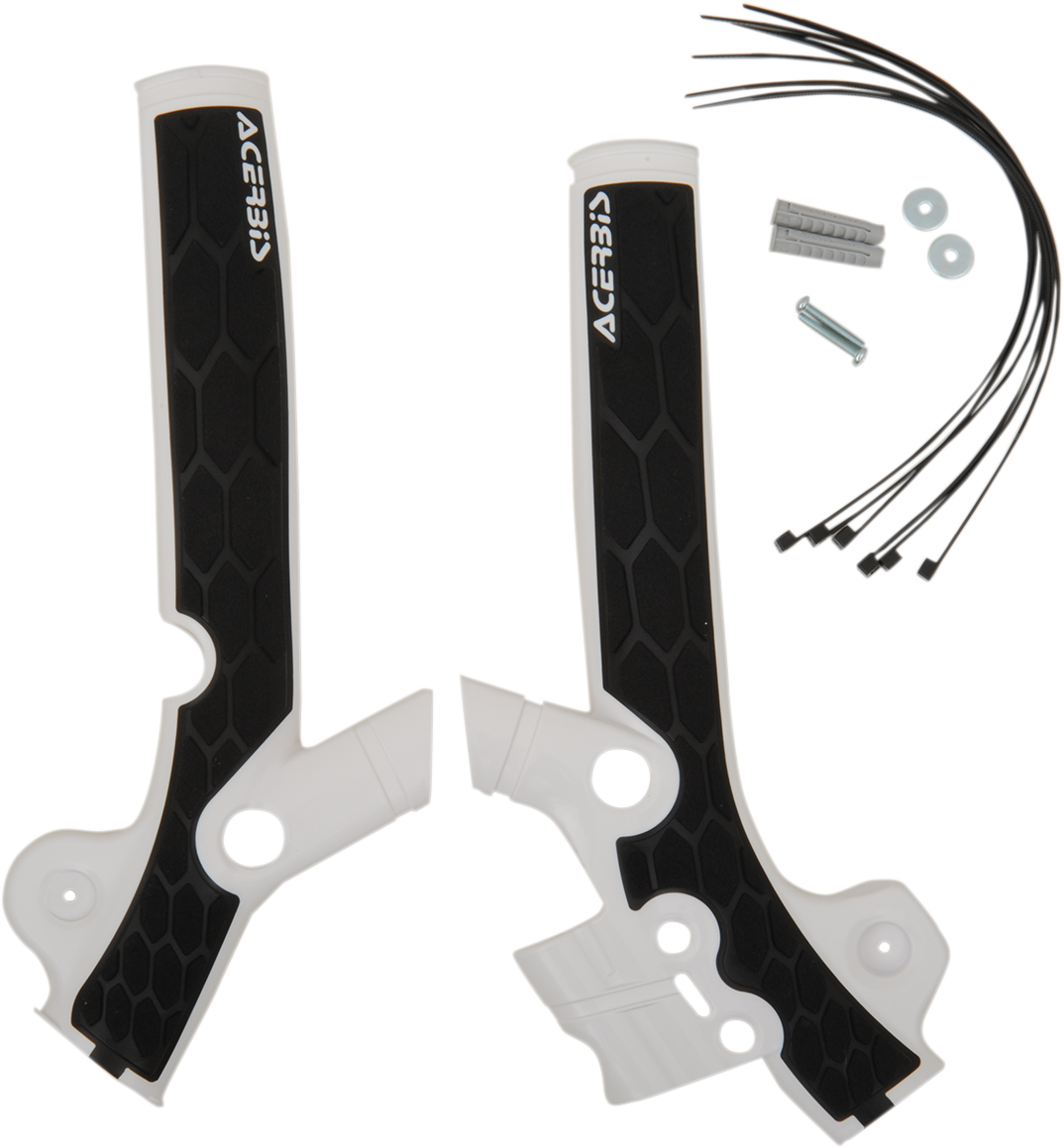 ACERBIS X-Grip Frame Guards - White/Black N/F 09-12 SX 85 2449521035