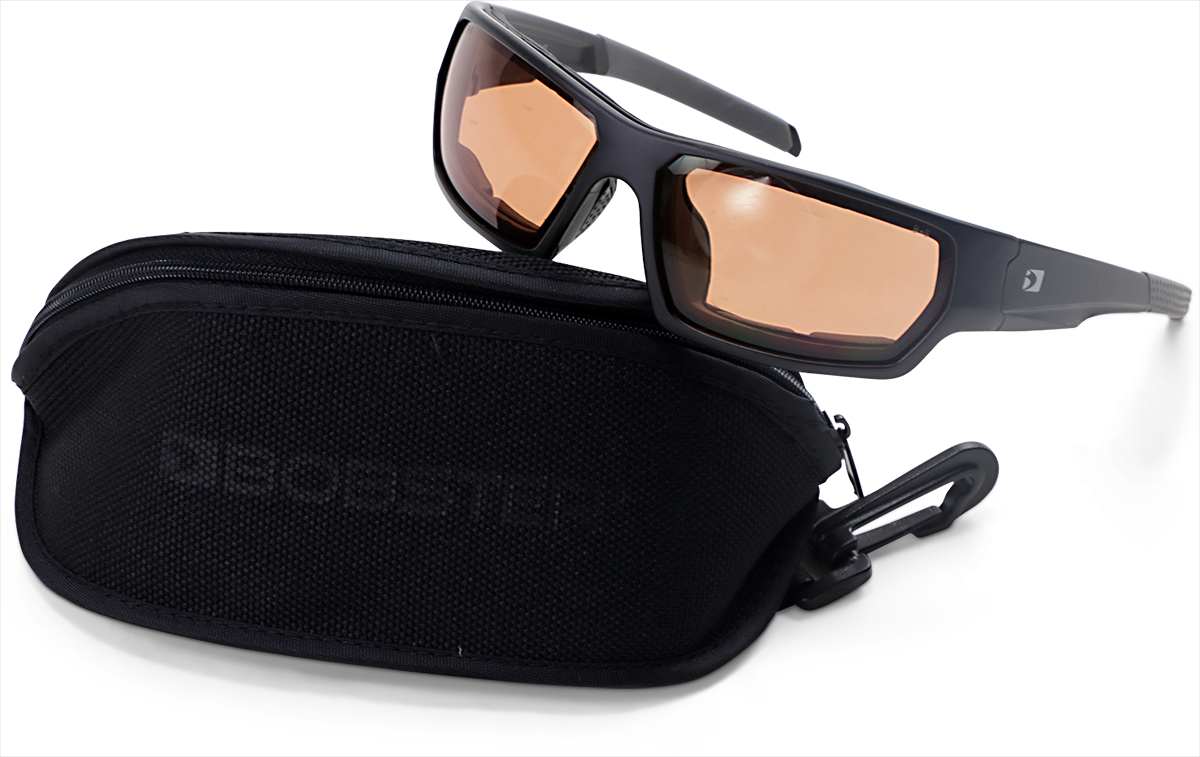 BOBSTER Tread Sunglasses - Matte Black - Amber BTRE001A