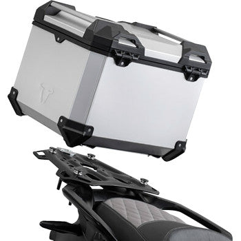 SW-MOTECH TRAX ADV Top Case System - Silver - Triumph Tiger 800 '10-'19 GPT.11.747.70001/S