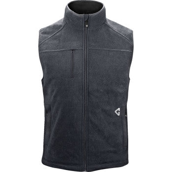 GERBING HEATED CLOTHING 7V Thermite Fleece Heated Vest 2.0 - Gray - 2XL GERTFVST7VMGXXL