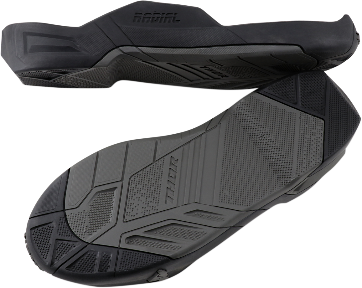 THOR Radial Boots Replacement Outsoles - Black/Gray - Size 12-13 3430-0893