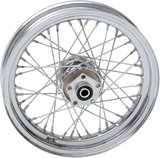 DRAG SPECIALTIES Rear Wheel - Single Disc/No ABS - Chrome - 16"x3.00" 64435