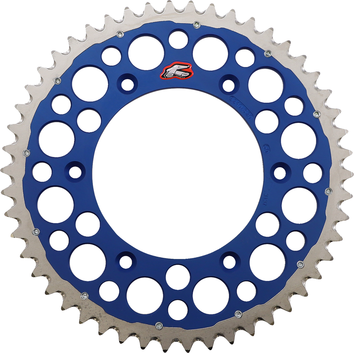 RENTHAL Twinring™ Rear Sprocket - 50 Tooth - Blue 2240-520-50GPBU