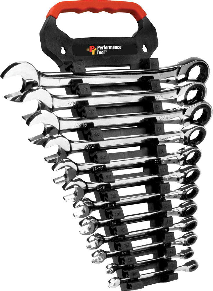 PERFORMANCE TOOL12 Pc Sae Ratchet Wrench SetW30641