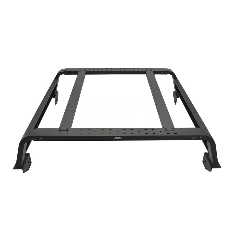 Westin 05-21 Toyota Tacoma 6ft Bed Overland Cargo Rack - Textured Black