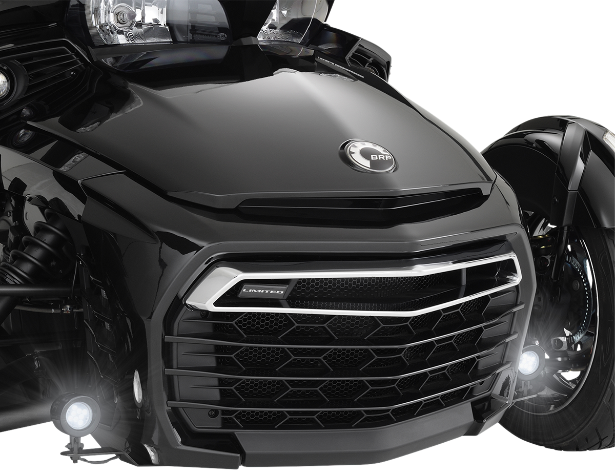 SHOW CHROME Driving Lights - Black Satin - Spyder F3 41-301LBK