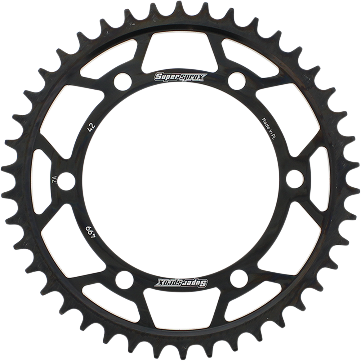 SUPERSPROX Rear Sprocket - 42 Tooth RFE-499-42-BLK