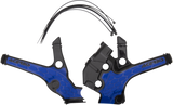 ACERBIS X-Grip Frame Guards - Black/Blue 2736381004