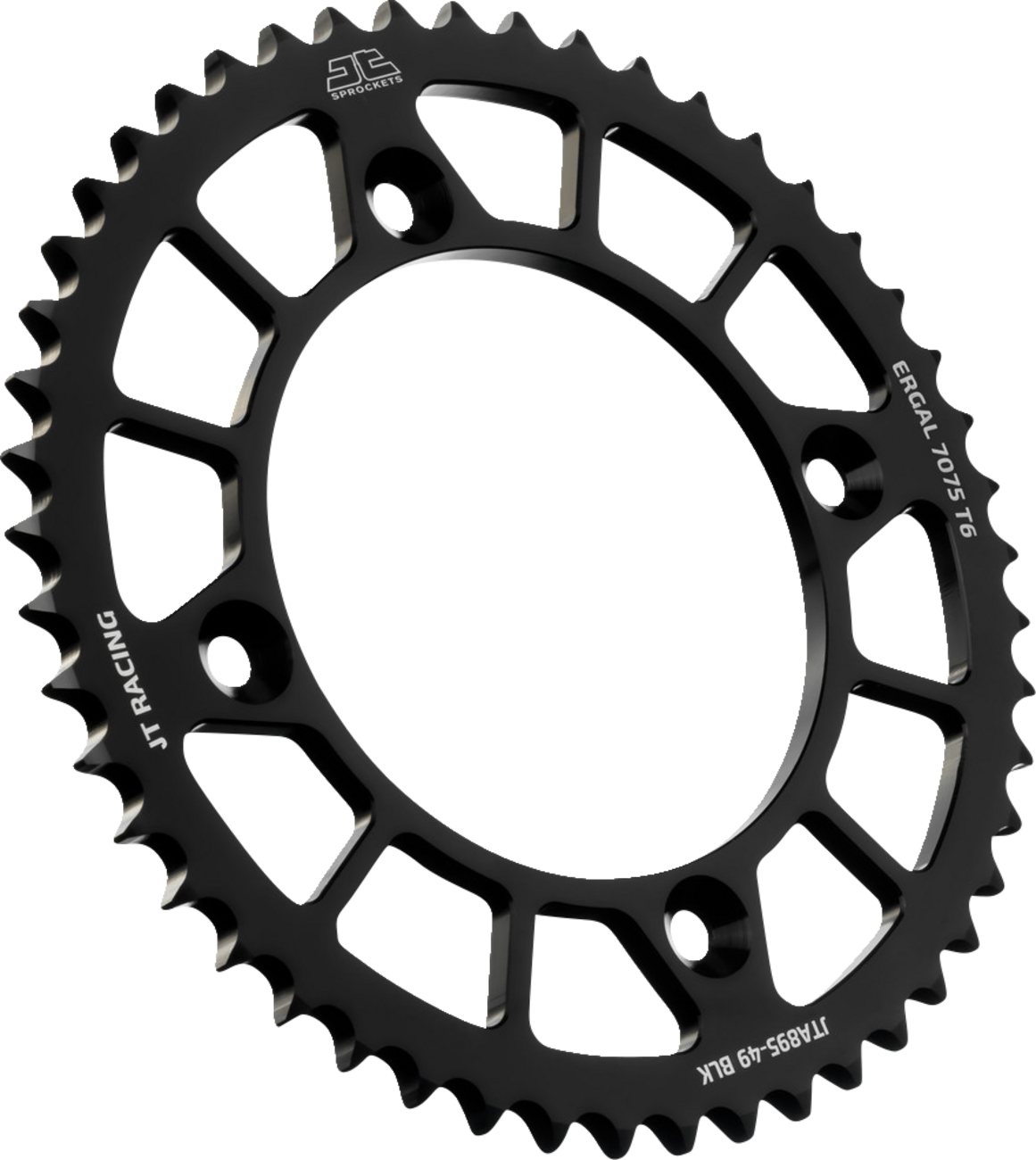 JT SPROCKETS Rear Sprocket - Black - 49 Tooth - Husqvarna/KTM JTA895.49BLK