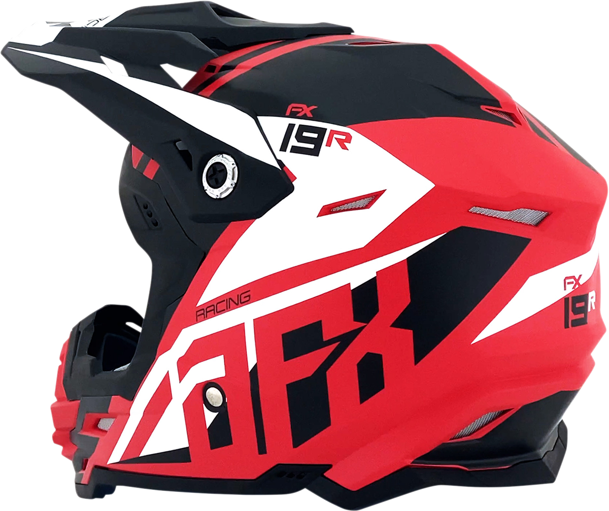 AFX FX-19R Helmet - Racing - Matte Red - Large 0110-7065