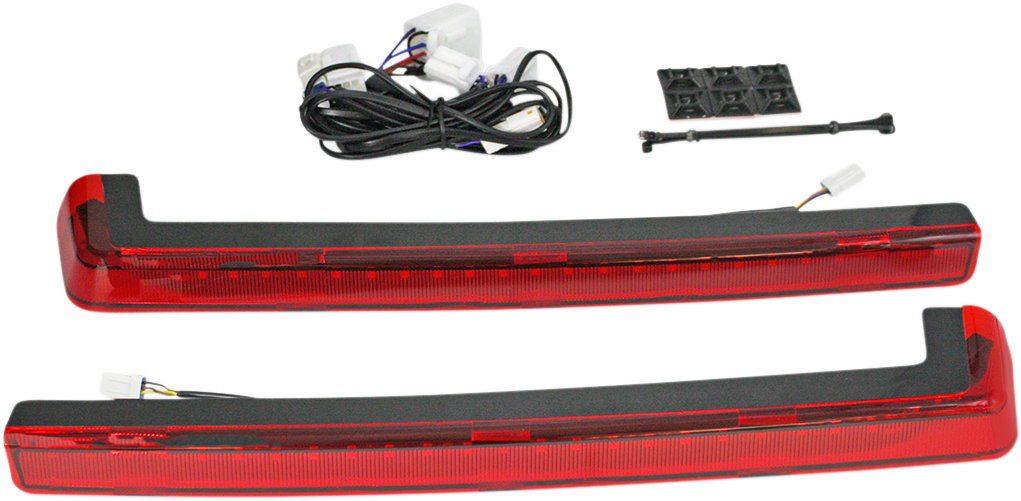 CUSTOM DYNAMICS LED Run/Brake/Turn Tour-Pak® Arms - Red Lens - '06-'13 PB-TP-ARM-TPCR