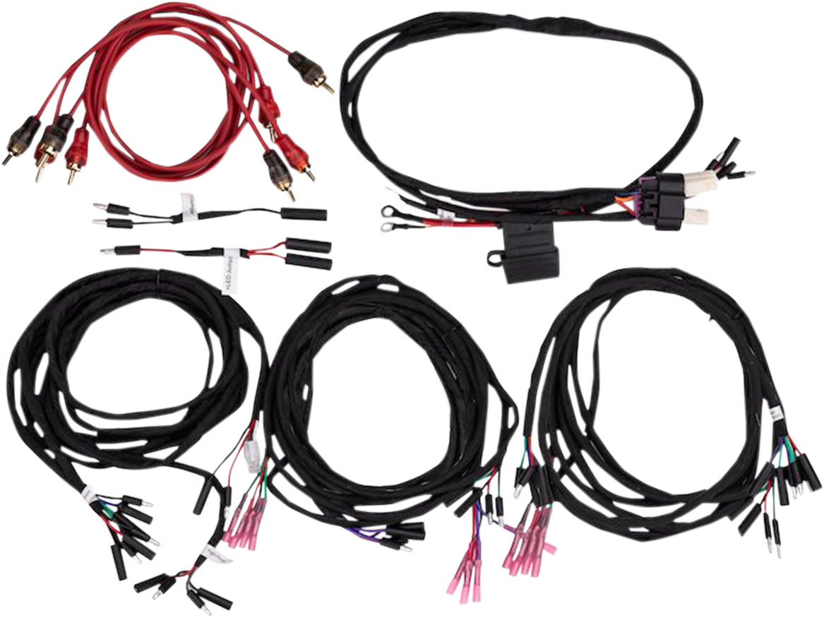 MB QUART Dual Amp Wire Harness - MBQand HF Radios RZR-RDAH