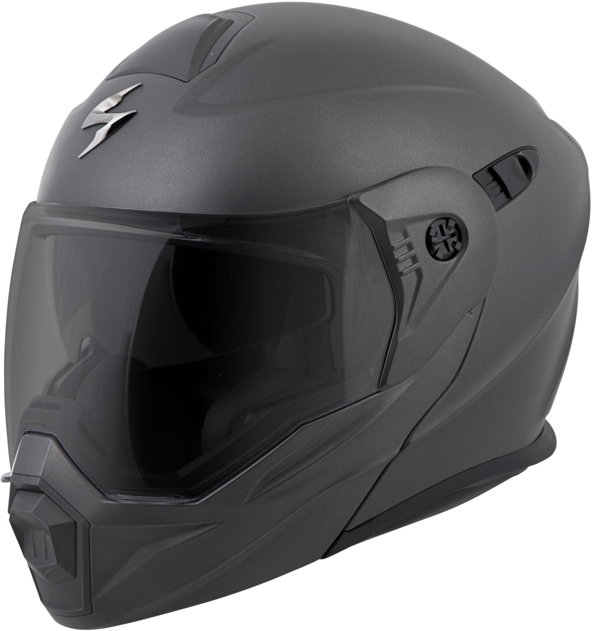 SCORPION EXO Exo-At950 Modular Helmet Matte Anthracite Lg 95-0505