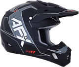 AFX FX-17 Helmet - Aced - Matte Black/White - 2XL 0110-6493