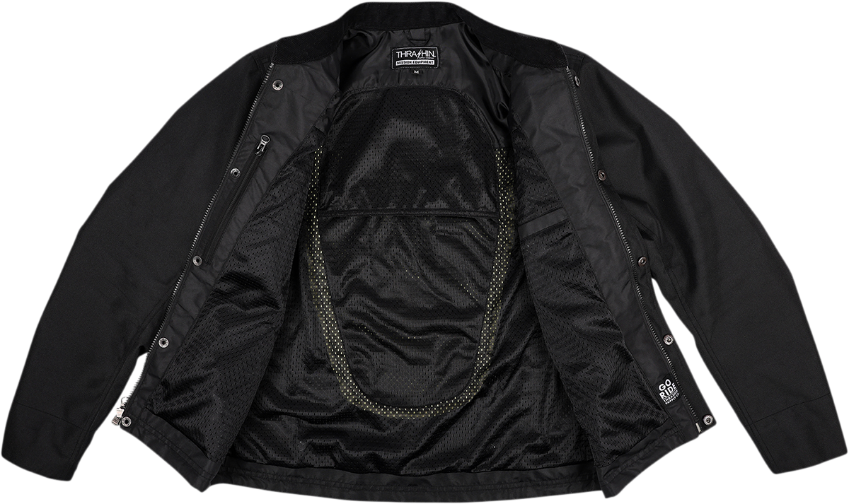 THRASHIN SUPPLY CO. Atlas Jacket - Black - Medium TMJ-02-09