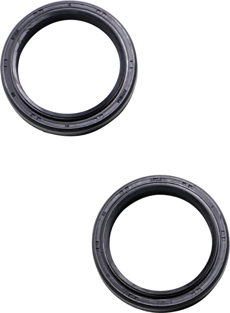 Parts Unlimited Fork Seals - 41 Mm Id X 53 Mm Od X 8/10.5 Mm T Pup40fork455166