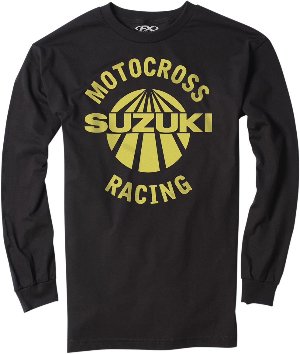 FACTORY EFFEX Suzuki Vet Long-Sleeve T-Shirt - Black - 2XL 23-87418