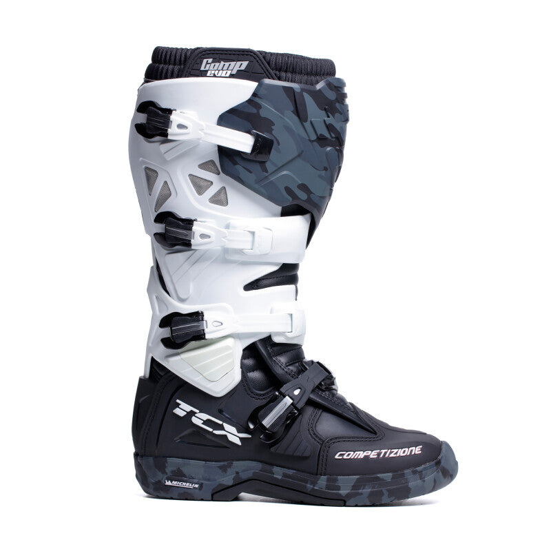 TCX Comp Evo 2 Michelin Boot Black/White/Camo Size - 39 20179T9662-36I-39