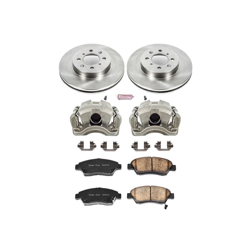 Power Stop 93-95 Honda Civic Front Autospecialty Brake Kit w/Calipers