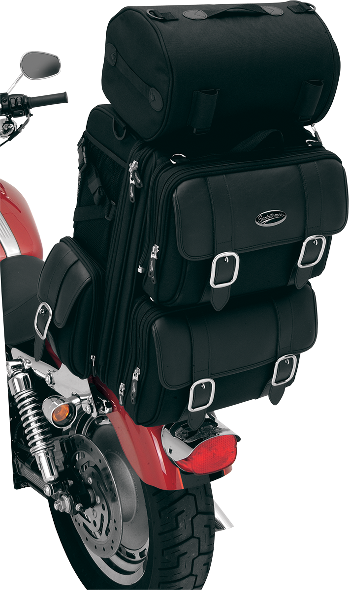 SADDLEMEN S3200DE Deluxe Sissy Bar Bag EX000042