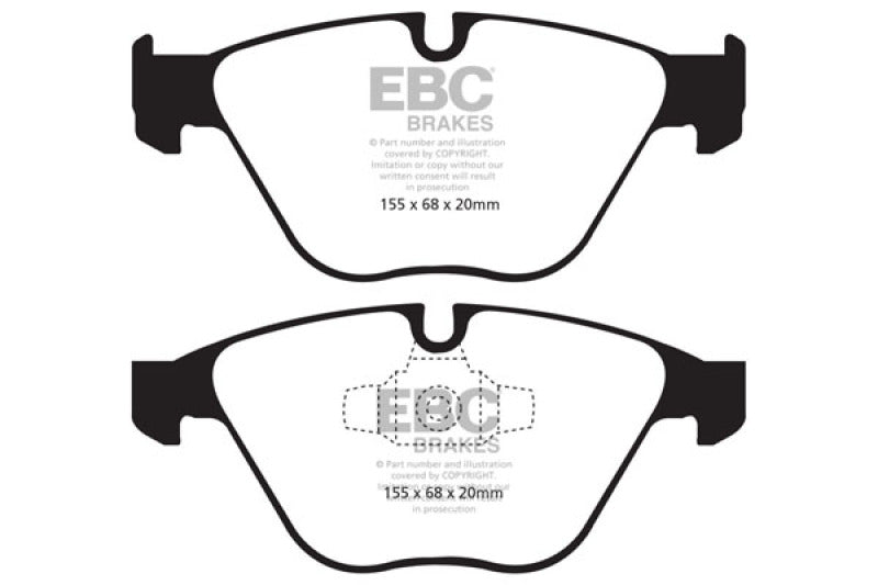 EBC 13+ BMW X1 2.0 Turbo (28i) Redstuff Front Brake Pads DP31512C