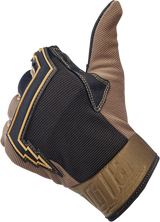 BILTWELL Baja Gloves - Chocolate - Medium 1508-0201-303